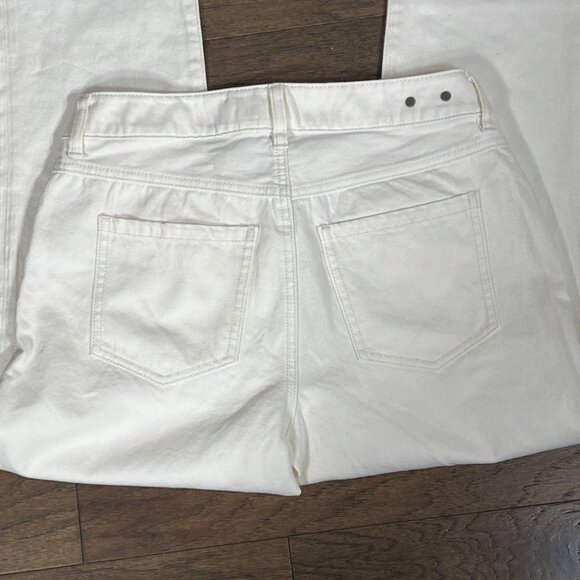 CABI 100% Boyfriend Jeans Vintage White Sz 10 #6072 EUC - Picture 5 of 7